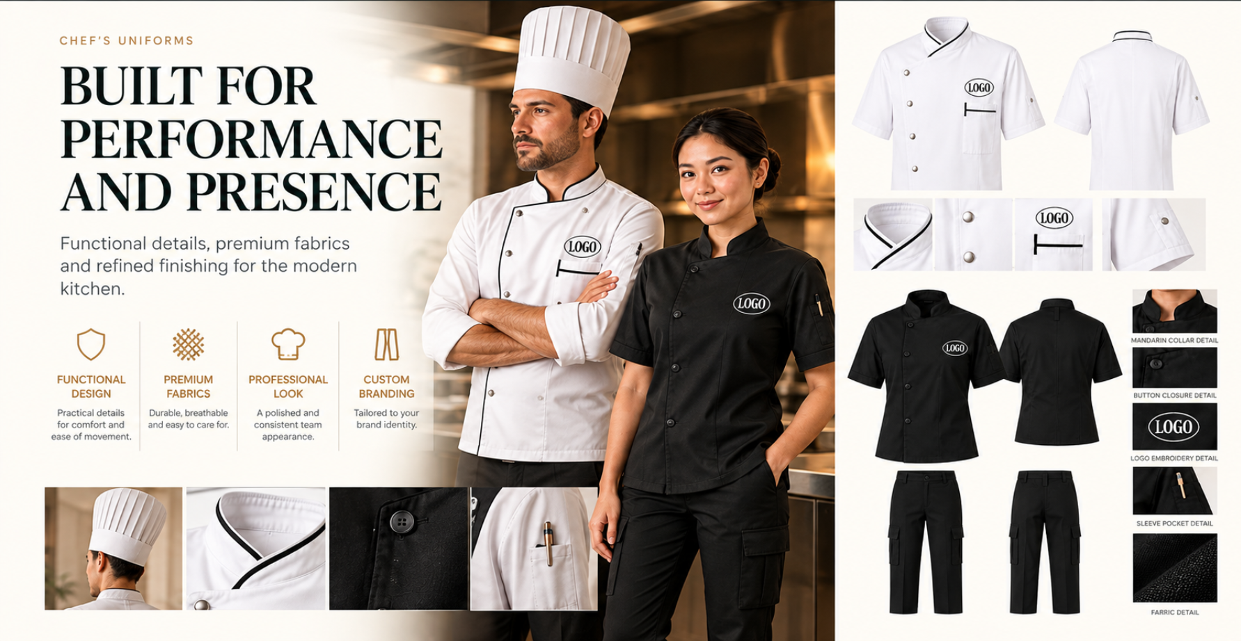 Chef uniforms