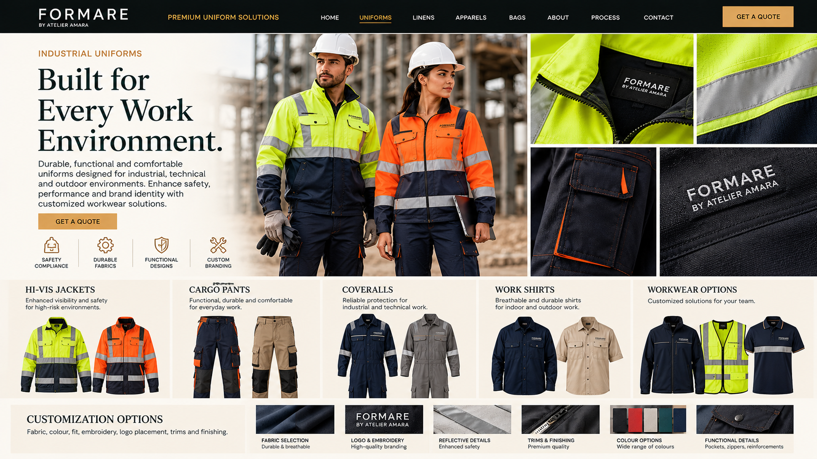 Industrial uniforms